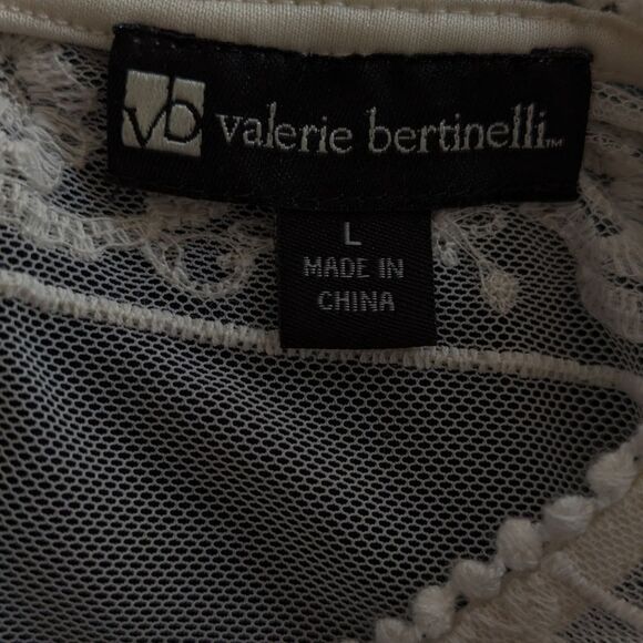 Valerie Bertinelli Vintage White Lace Top - Picture 6 of 6